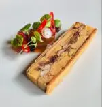 Ready to go on the menu this week:-

Quail and foie gras terrine en croûte 
Cocoa, 
Chilli, 
Grape
Madeira

Loading onto the À la carte menu  and tasting menu
👨🏼‍🍳🤘🍴

Link in bio to book 

#terrine #quail #cocoa #chilli #madeira #suffolkfood #suffolk #suffolkrestaurant #burystedmunds #newdish