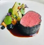 Marks Hall fallow deer, blackened onion, roasted pear

A new take on another old favourite. Going on to the tasting menu this week

Served with a braised shoulder ragu😋 

#venison #burystedmunds #suffolk #suffolkfood #autumn #whatalovelypear #ragu #knowyouronions #tastingmenu #burystedmundsandbeyond #burystedmundsfood